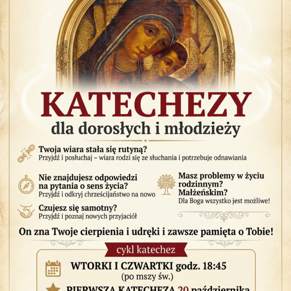 Katechezy dla Dorosłych i Młodzieży – Zaproszenie